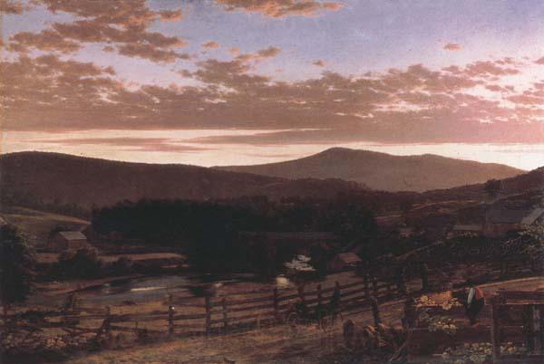 Frederic E.Church Ira Mountain,Vermont Germany oil painting art